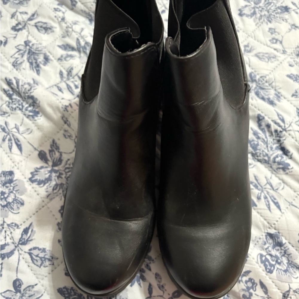 Soda Black Ankle Booties
